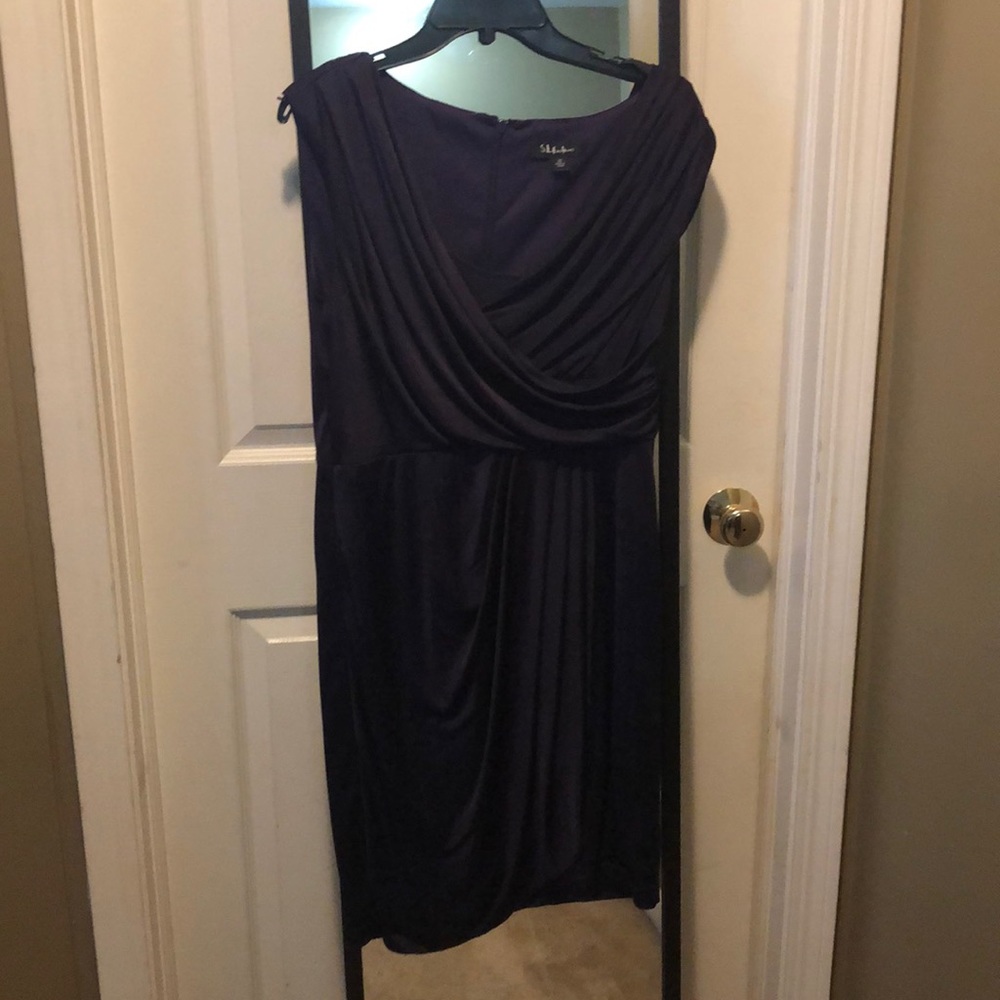 Eggplant Formal Rouche dress Size 12